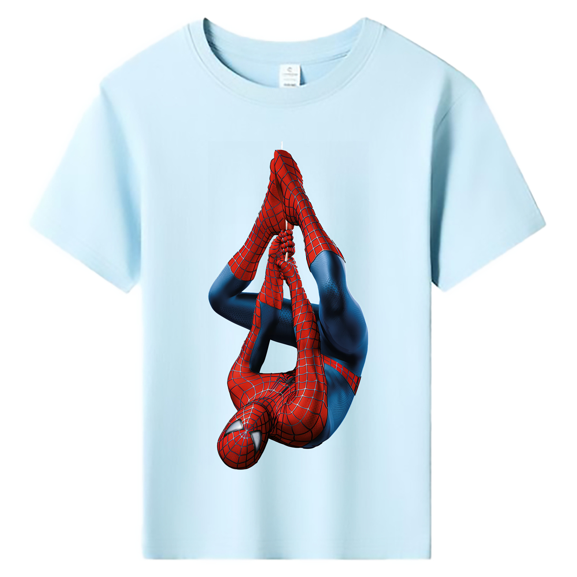 （画像用） Spider Man スパイダーマン 綿100％キッズTシャツ（フロントプリント）